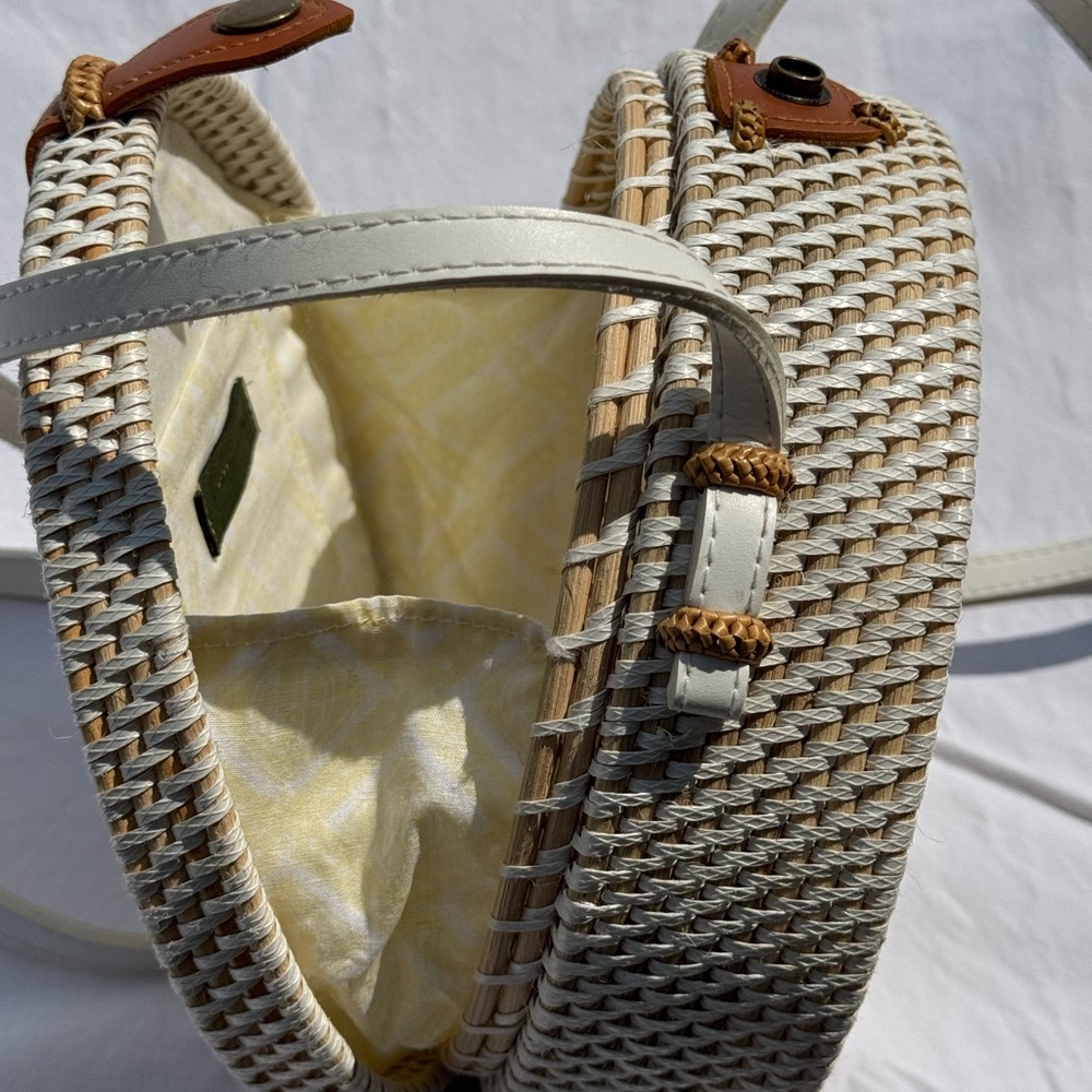 Anthropologie Wicker Purse - Picture 6 of 10